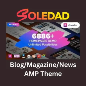 Soledad v8.5.6 – Multi-Concept Blog/Magazine/News AMP Theme